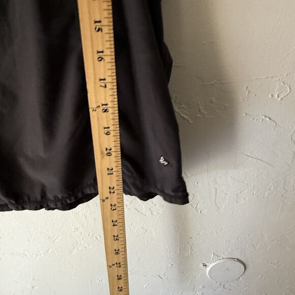 Prana Tank Top Womens Small Black Racerback Blue Print Shelf Bra‎ Yoga Athletic - Picture 6 of 9